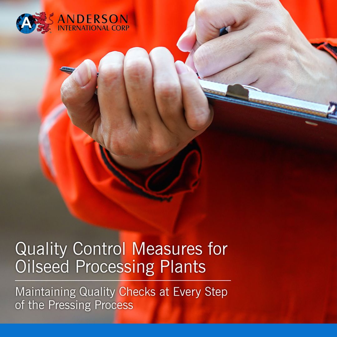 CorpAnderson's tweet image. Consistency matters in oilseed processing. Our eBook, &quot;Quality Control Measures for Oilseed Processing Plants&quot; covers strategies to optimize yield, reduce waste, and maintain high standards.
Download now: buff.ly/epQoMES 
#OilseedProcessing #QualityControl #FoodProcessing