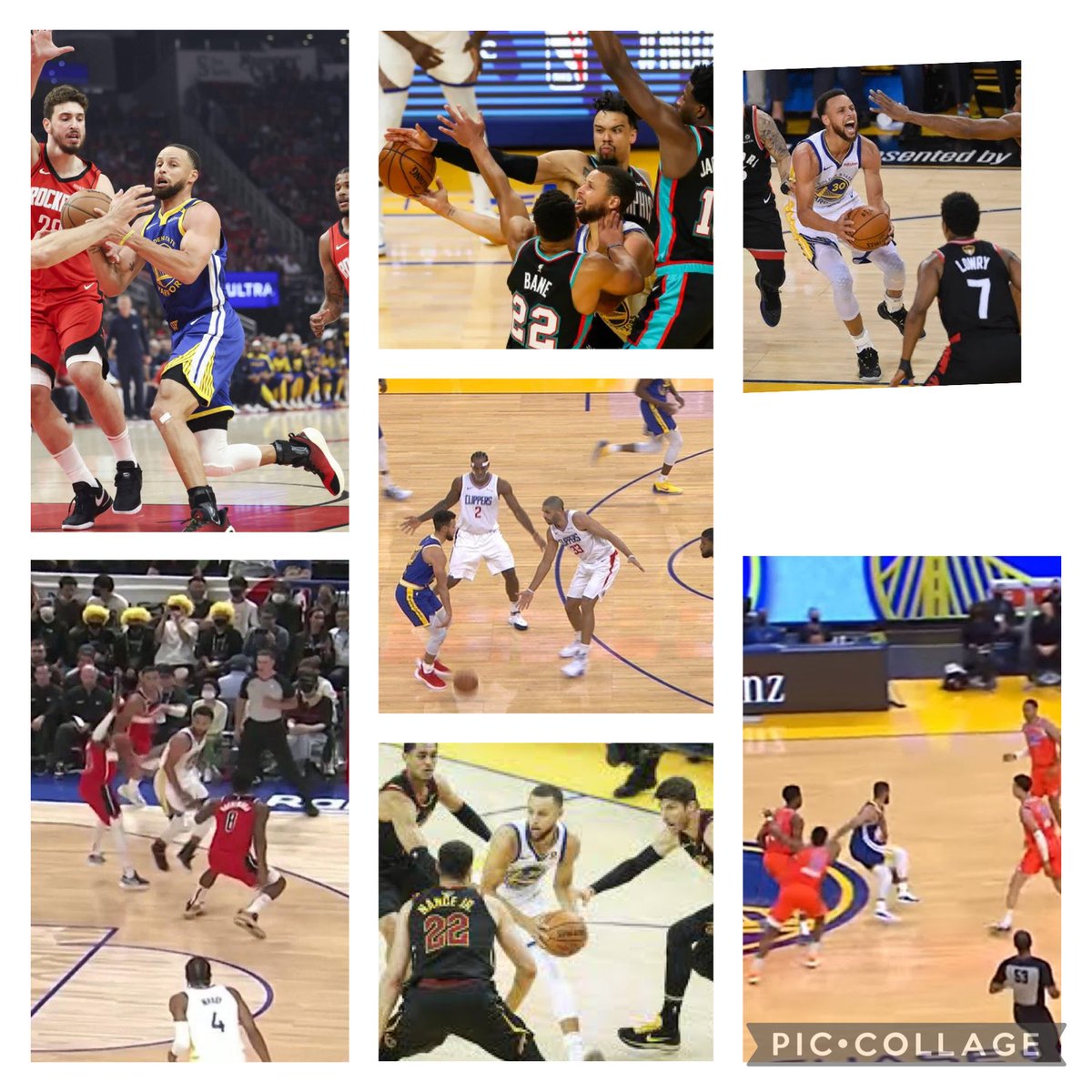 Yall prove everyday how much yall don’t watch games or understand the game 

Everybody downplays Steph not understanding that him being on the floor creates spacing&amp;1on 1’s sit. cause he’s being double&amp;triple teamed

His teammates get open shots