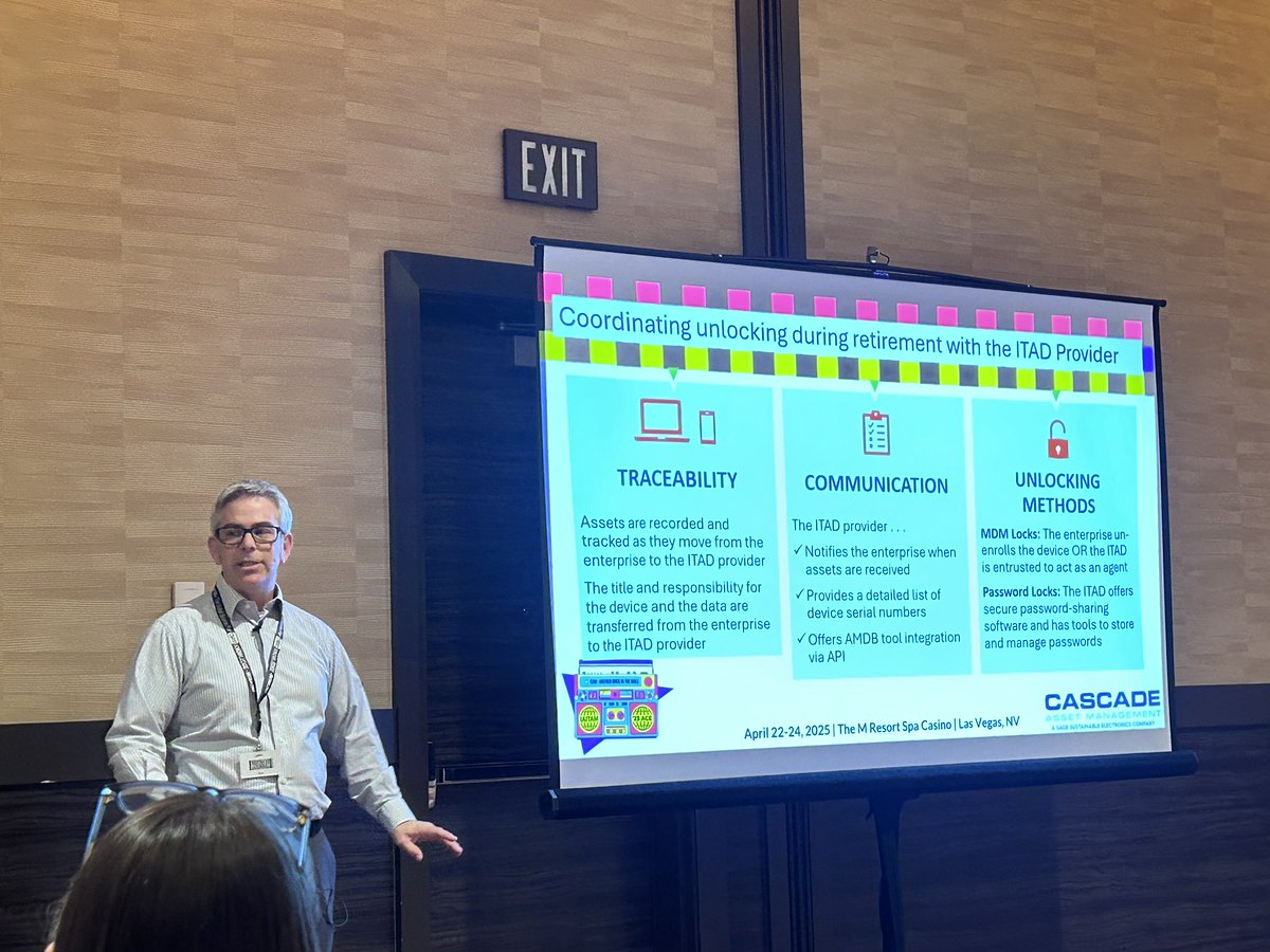 Missed Neil Peters-Michaud at #IAITAMACE? Download his presentation on MDM for Security &amp; Asset Value! 👉 ow.ly/KLn850VJJl7 #ITAssetManagement #ITSecurity #AssetValueOptimization