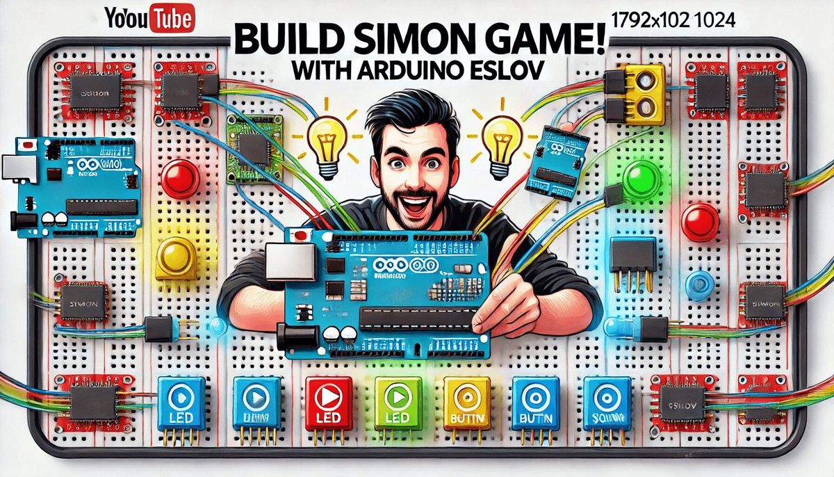 TeamEdueng's tweet image. 🎮 Ready to build your own Simon Game using Arduino ESLOV modules?
 creating an interactive memory game — no messy wiring —  just plug, code, and play! 🚀

👉 Full tutorial here: rpb.li/wYZmM

#Arduino #ESLOV #IoTProject #MakerMovement #DIYElectronics #SimonGame
