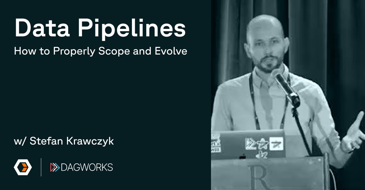 Heavybit (@heavybit) on Twitter photo 🚀 Building your first data pipeline? Start small, but plan for growth.
🛠️ Data evolves—build for change.
🚮 Standardize early to reduce tech debt.
🔭 Prioritize observability and quality checks.
In this article, <a href="/DagWorks/">DAGWorks Inc. (YC W23)</a> co-founder <a href="/stefkrawczyk/">Stefan Krawczyk</a> breaks it down for you. 🚀 Building your first data pipeline? Start small, but plan for growth.
🛠️ Data evolves—build for change.
🚮 Standardize early to reduce tech debt.
🔭 Prioritize observability and quality checks.
In this article, <a href="/DagWorks/">DAGWorks Inc. (YC W23)</a> co-founder <a href="/stefkrawczyk/">Stefan Krawczyk</a> breaks it down for you.