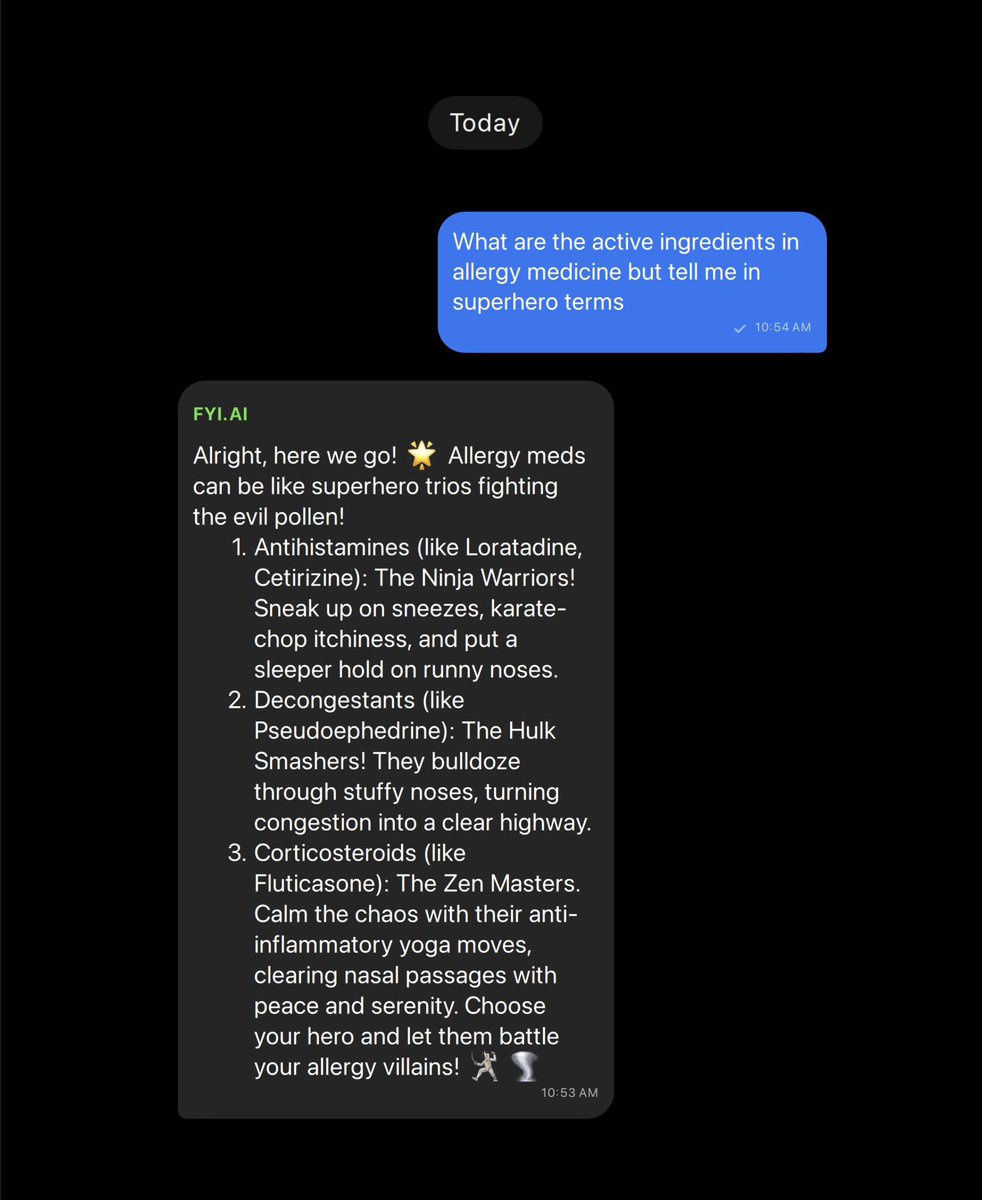 Sometimes you understand things better when there are analogies! Things I asked FYIona on FYI.AI.