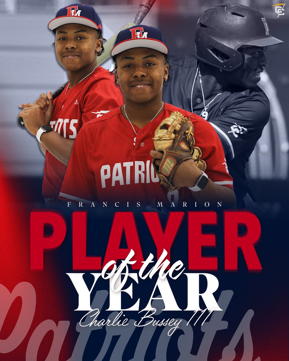 Congratulations to Charlie Bussey III on being named the 2025 Conference Carolinas Player of the Year! 

#SwampEm #GoPatsGo
