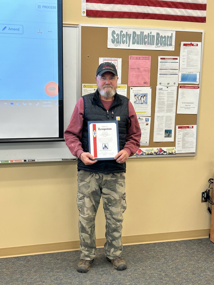 Congratulations to Joel Reed - selected as our Freeman SD Above and Beyond Award winner for his tireless dedication to the Freeman SD! #GoScotties