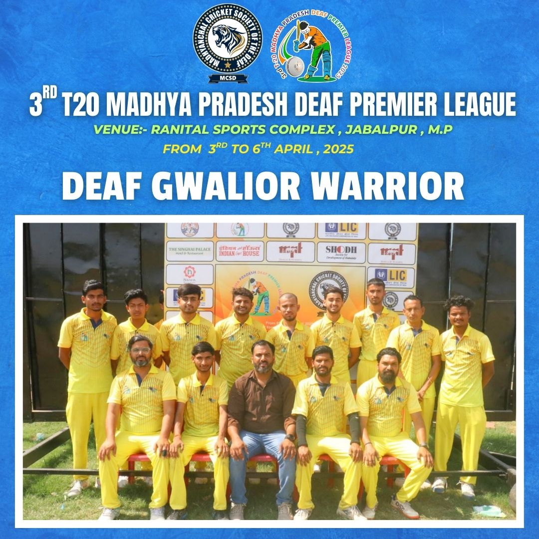 official_mcsd's tweet photo. ๐ Thank You | MPDPL 2025 Teams
A heartfelt thank you to Deaf Jabalpur Knight, Deaf Indore Royal, and Deaf Gwalior Warrior for their incredible energy, passion, and dedication throughout the 3rd Madhya Pradesh Deaf Premier League 2025!
#MCSD #IDCA #MPCA #MPDPL #T20
#MPDPL2025 https://t.co/MUOFV16iYC