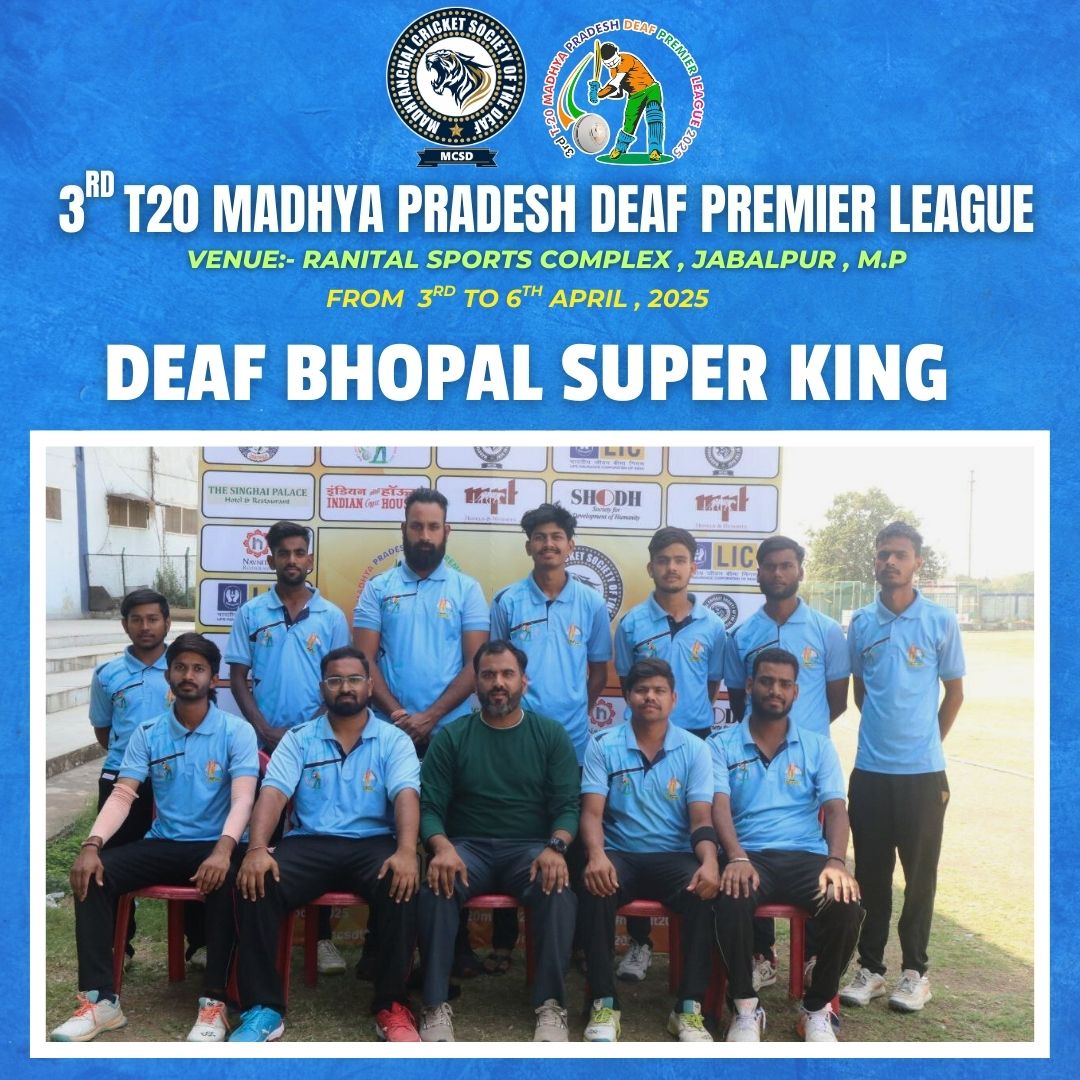 official_mcsd's tweet photo. ๐ Thank You | MPDPL 2025 Teams
A heartfelt thank you to Deaf Jabalpur Knight, Deaf Indore Royal, and Deaf Gwalior Warrior for their incredible energy, passion, and dedication throughout the 3rd Madhya Pradesh Deaf Premier League 2025!
#MCSD #IDCA #MPCA #MPDPL #T20
#MPDPL2025 https://t.co/MUOFV16iYC