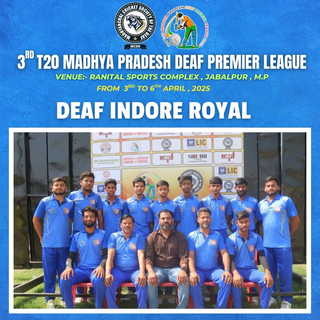 official_mcsd's tweet photo. ๐ Thank You | MPDPL 2025 Teams
A heartfelt thank you to Deaf Jabalpur Knight, Deaf Indore Royal, and Deaf Gwalior Warrior for their incredible energy, passion, and dedication throughout the 3rd Madhya Pradesh Deaf Premier League 2025!
#MCSD #IDCA #MPCA #MPDPL #T20
#MPDPL2025 https://t.co/MUOFV16iYC