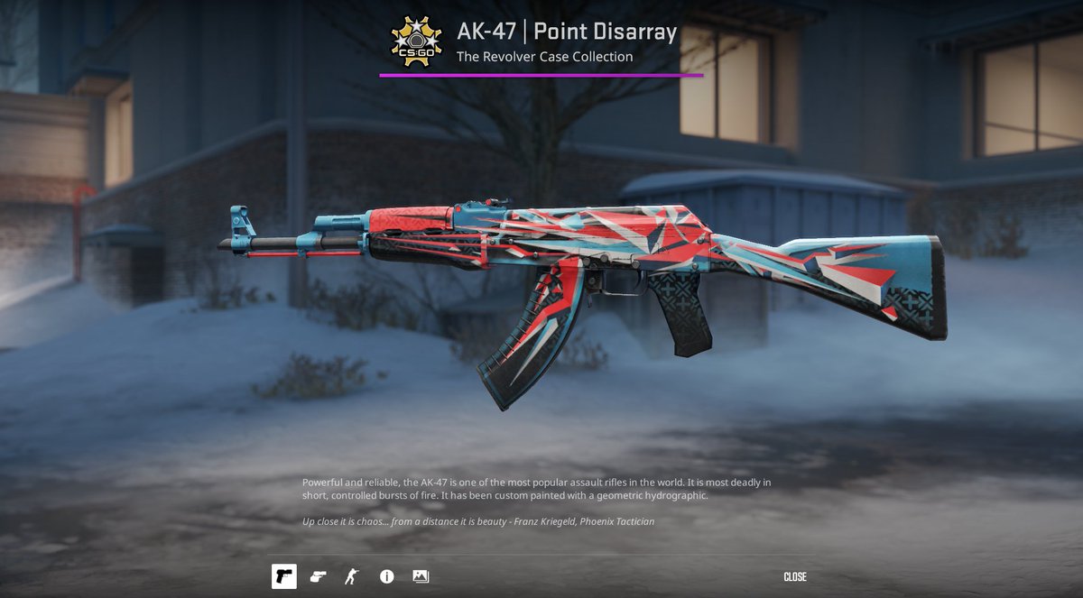 🎁AK-47 | POINT DISARRAY ($16)

➡️TO ENTER :

✅Follow us 
✅Retweet + Like
✅Tag 1 Friend

⌛️Giveaway ends in 7 days !  

#CS2 #CS2Giveaway