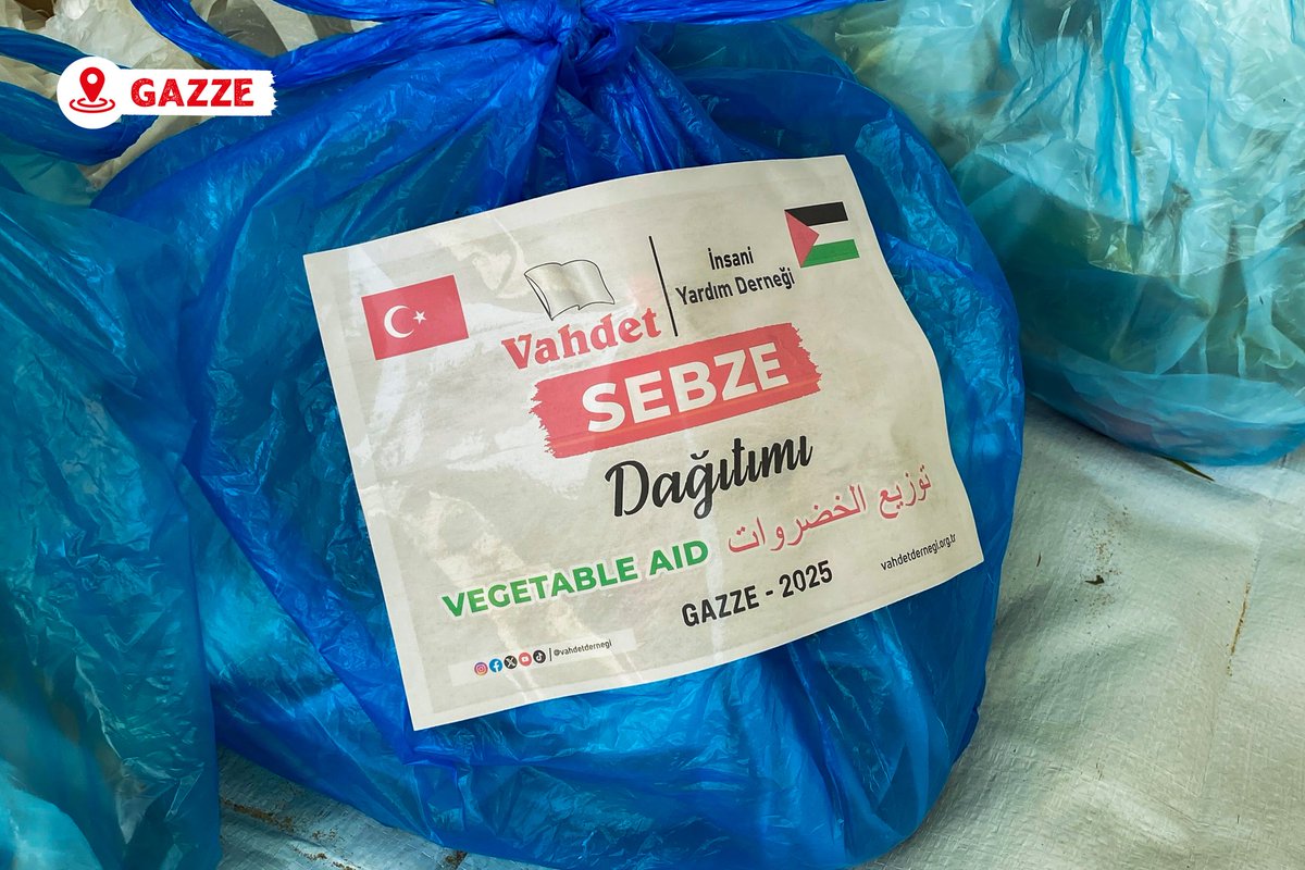 vahdetdernegi's tweet image. 📷🇵🇸 Sebze Dağıtımı - Gazze 2025

#gazze
#sebze
#dağıtım