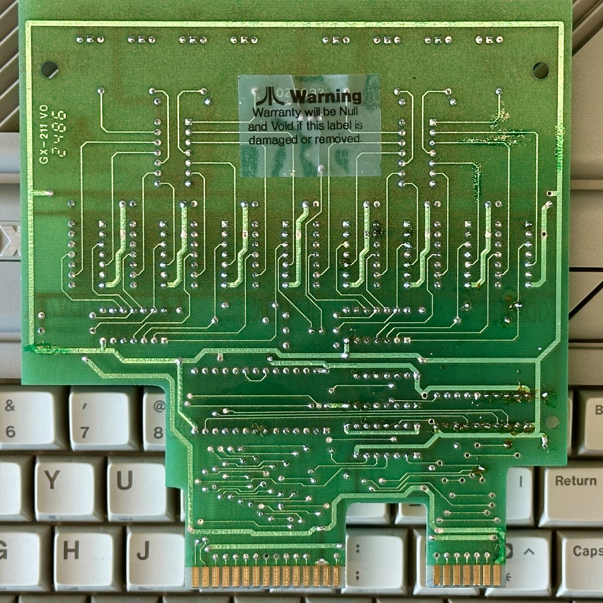 thevintnerd's tweet image. Recently got the Atari XE PBI Tester CA026033. Good thing the label is still attached! 😜

#Atari #AtariXE #Atari65XE #Atari130XE #Atari800XE #Atari8Bit #CA026033 #VintageComputing #RetroComputers #RetroGaming #WallOfRetro #NerdsOfVintage #HappyNerding #TheVintNerd