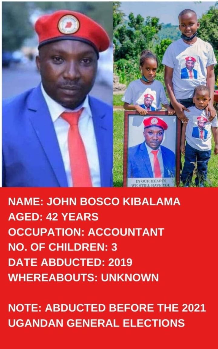 SophiaSoph51699's tweet photo. @UN @antonioguterres ATTENTION 📢 
MISSING PERSON: Kibalama John Bosco was abducted in 2019 after his announce to stand for member of Parliament on @NUP_Ug &amp; a close intelligent friend of @HEBobiwine up todate his whereabout still unknown PM @RobinahNabanja_ confirmed they've him
#18missingpeople https://t.co/n5bhkWtLVj