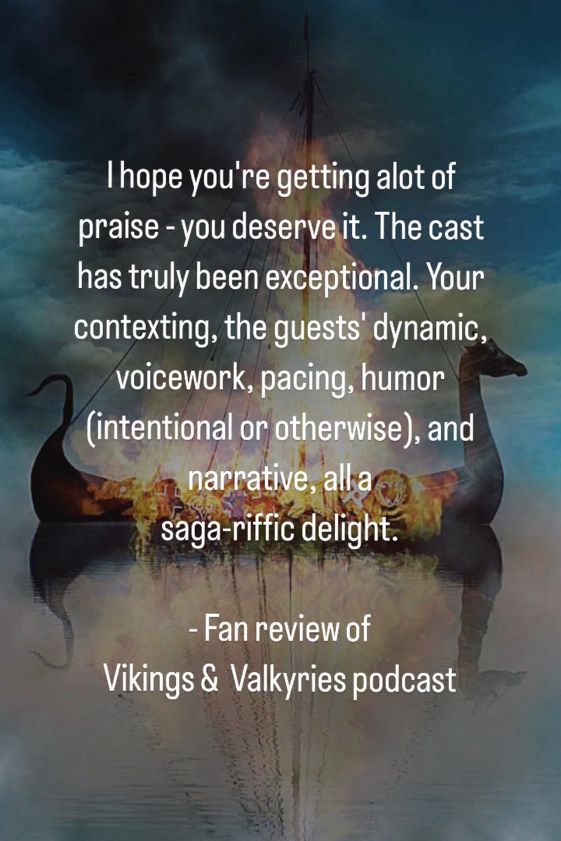 Vikings say the nicest things…