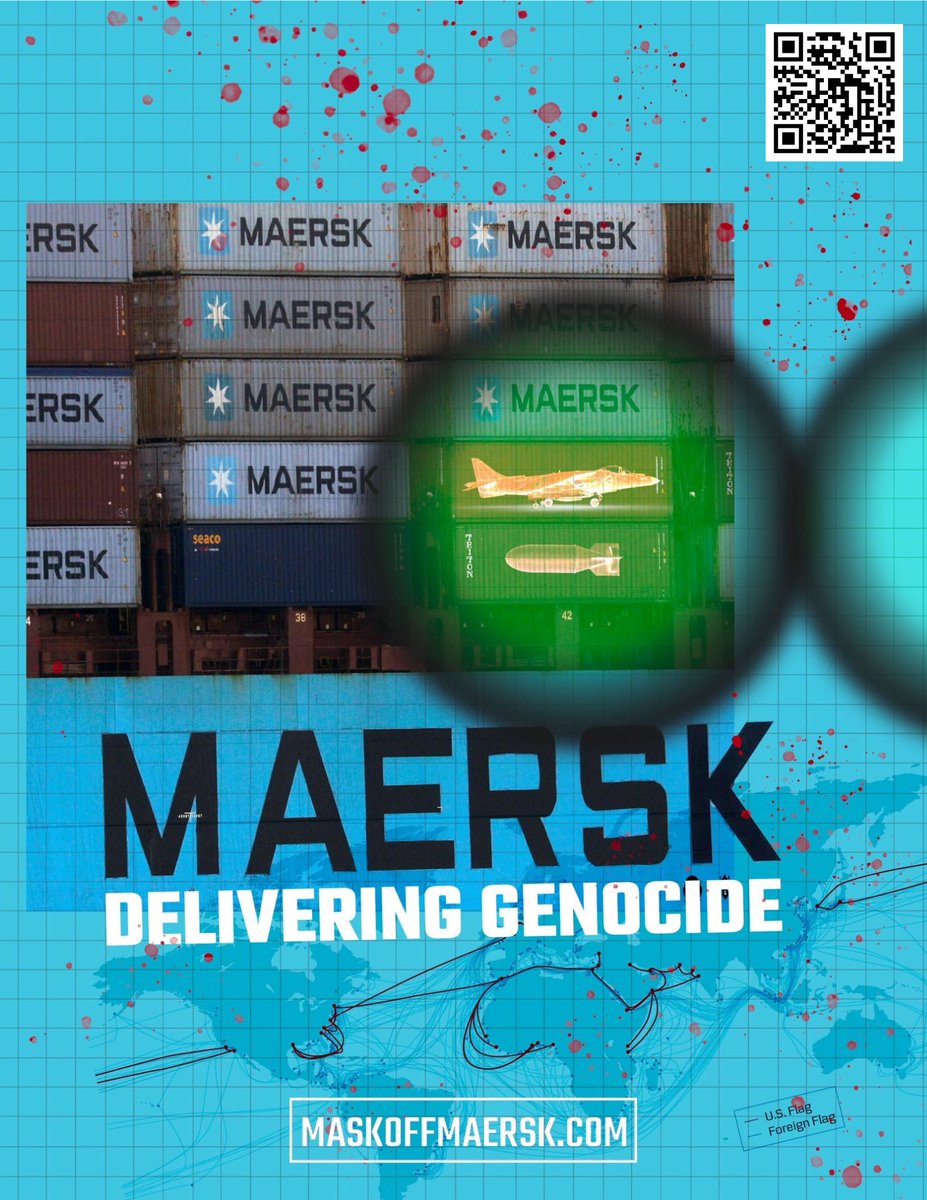 Savaş Kargosu, Soykırımın Sponsoru: MAERSK!

#StopKillerMaersk