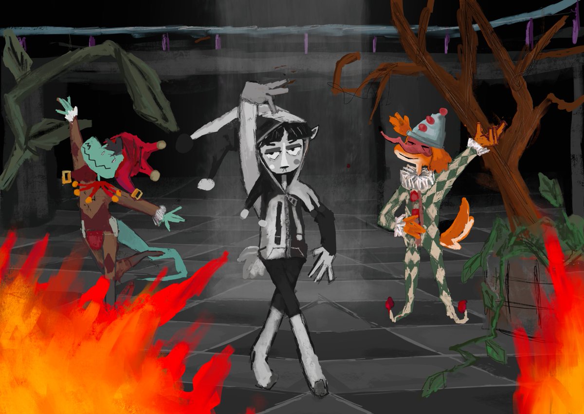 cant believe the albums almost out finally. i cant wait to see a physical copy of my little drawings. heres one thats not included