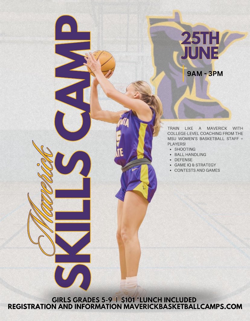 Maverick Skills Camp Registration Open Now!! 

Registration and information at Maverickbasketballcamps.com