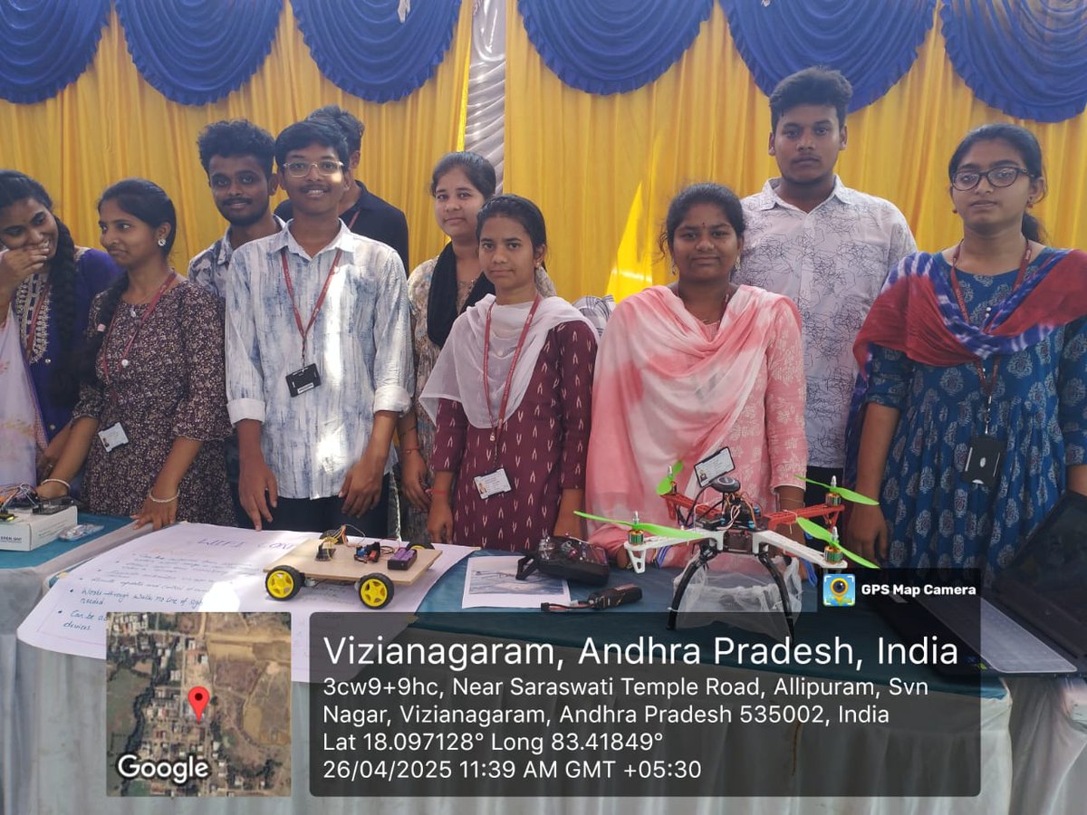 lendi2008's tweet image. LECE students won the Best Project Award at the Inspire Youth Transforming Program @ Vizianagaram! 🏆💡
Dr. Satish Reddy garu, AP Govt Advisor for SPACE, inspired students with a powerful address! 👏
#LendiCollege #InspireYouth #BestProject #TechForIndia