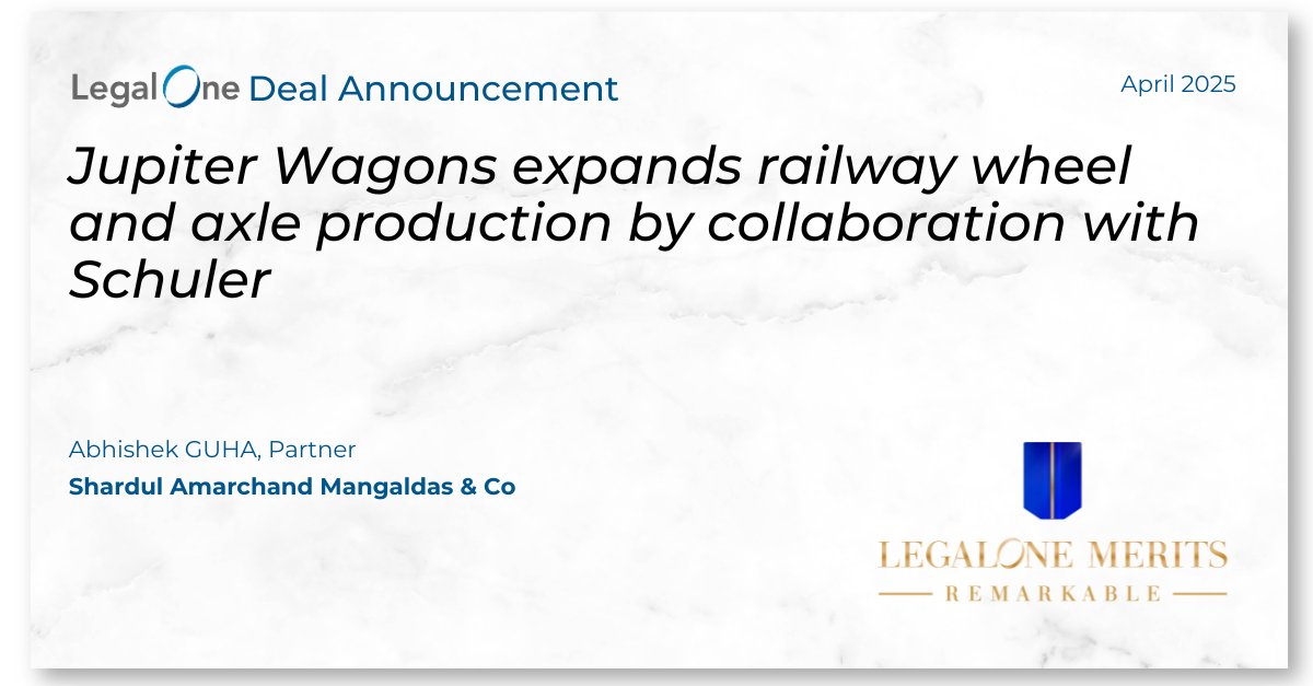 LegalOneGlobal's tweet photo. See the latest evaluated deals and cases awarded #LegalOneMerits to Partner, Abhishek GUHA at @AmsShardul.
For more details, please go to
https://t.co/fT44HEbmzV.
#LegalOne #legal #lawfirm #GeneralCounsel #inhousecounsel #corporateexecutive #India https://t.co/OtETiYCYg9