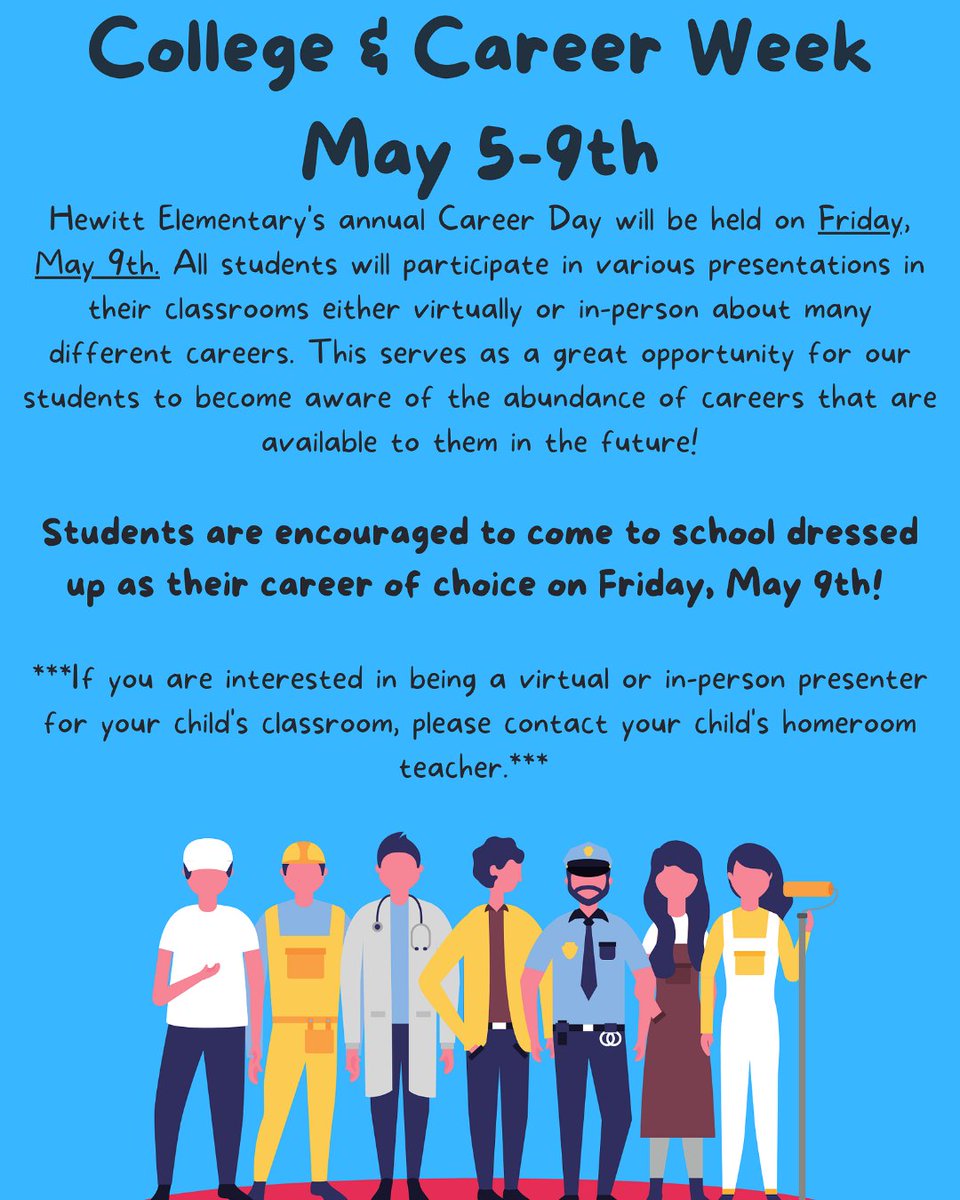 ‼️Presenters needed‼️Please contact your child's Homeroom Teacher if you are available to present on Friday, May 9th! We appreciate you all!