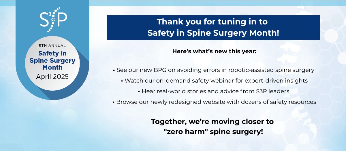 Thanks for tuning in to Safety Month! See what we achieved:
✅Released a new BPG bit.ly/3G0Zsrg
▶️Held an expert-driven webinar bit.ly/3GwMcuY
📣Highlighted safety stories &amp; advice bit.ly/3RFfnOM
🌐Launched our redesigned website bit.ly/41ViU1n