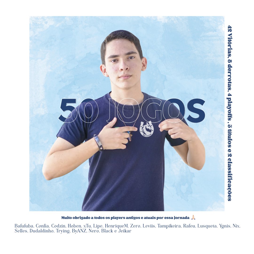 Atrasei no post, mas foi por um bom motivo. Ontem vencemos a <a href="/smoketram/">Smoke Tram</a> pelo qualify da <a href="/EmpoligaVP/">Empoliga VP</a> Major e saímos com um 4-0.

Com essa vitória, completei meus 50 jogos em campeonatos do T3 BR e só tenho a agradecer a todos que me acompanharam até aqui !

Vamo, <a href="/CurralzinhoCPC/">CPC Curralzinho Esports</a> !