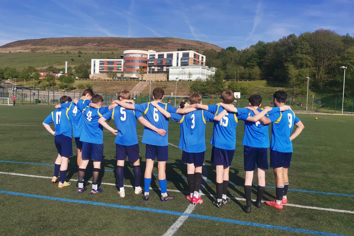 StDamiansRCSC's tweet photo. ⚽️Y10 through to the final!⚽️

Congratulations to the Y10 football team, who overcame a stubborn Mossley Hollins side to win 3-0 on penalties. The game finished 1-1, with Luke scoring direct from a corner to equalise. St D’s scored all their taken penalties with confident kicks. https://t.co/m62oFHV4CA