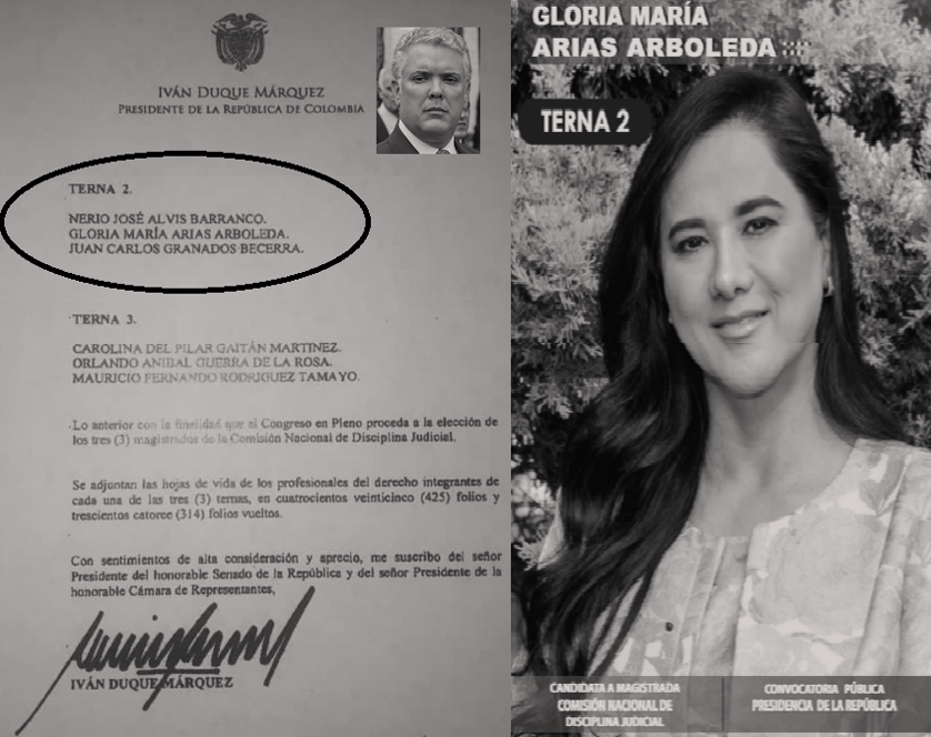 JuanPoe's tweet photo. ¿Qué pasó con Papá Pitufo? Simple: se descubrió que la abogada uribista Gloria Arboleda es quien le administra sus bienes, intentó tumbar normas contra el contrabando y fue ternada por Duque para la Comisión/Disciplina/Judicial. Ya no hay como ocultar sus nexos con Duque y Uribe. https://t.co/CRglm7fpSM
