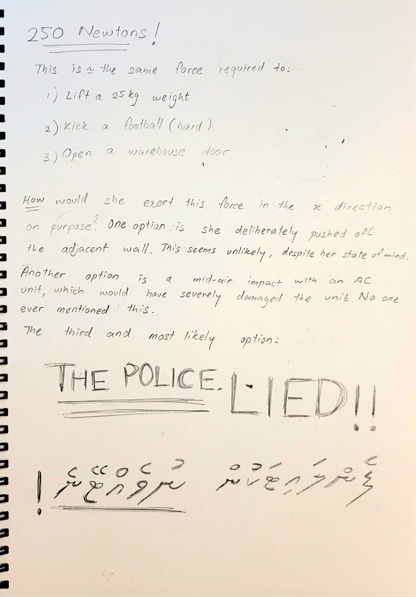 aslanjaleel_'s tweet photo. #JusticeForYumn 

Open to corrections/suggestions. I am not a physics expert. https://t.co/Z3PPxni9rw