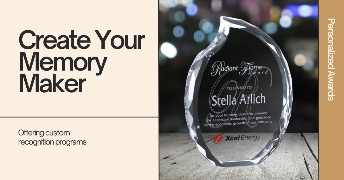 QRGroup's tweet photo. For those special moments, honorable achievements, or recognizable contributions, give them an award they'll remember and proudly display. 🏆 

Start your own custom recognition program by partnering with QRG! Browse our 2025 New Awards Guide: https://t.co/uDjgyQjRZo https://t.co/NGA6shtMdc
