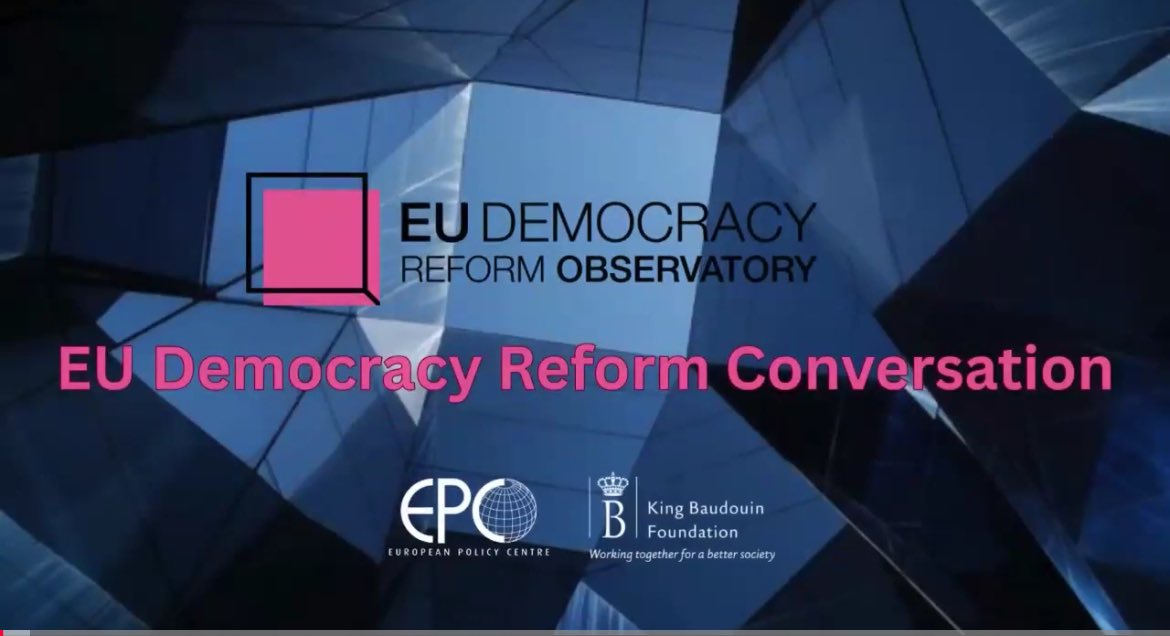 Janis A. Emmanouilidis (@jaemmanouilidis) on Twitter photo For those who missed it: here the link to the video of the newest edition of our #EU Democracy Reform Conversation.
youtu.be/phif5TIAcZo?si…
We presented & discussed our new <a href="/epc_eu/">European Policy Centre</a> paper linking enlargement & internal EU reform - A TEST OF TIMES
Two Imperatives | Nine For those who missed it: here the link to the video of the newest edition of our #EU Democracy Reform Conversation.
youtu.be/phif5TIAcZo?si…
We presented & discussed our new <a href="/epc_eu/">European Policy Centre</a> paper linking enlargement & internal EU reform - A TEST OF TIMES
Two Imperatives | Nine