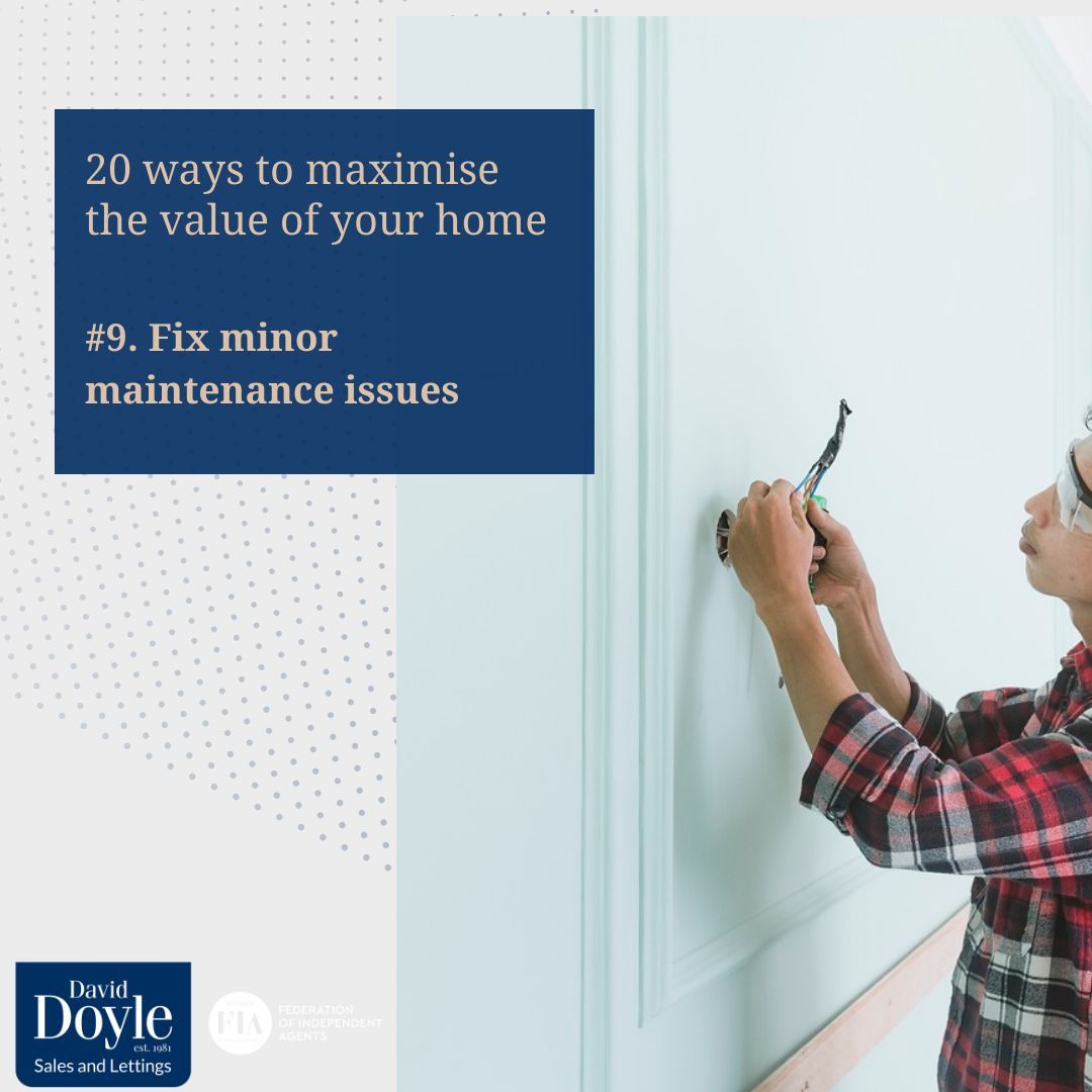 #9 of 20 ways to maximise the value of your home

Take care of small but noticeable repairs like fixing leaky taps, replacing broken tiles, patching holes, and touching up trim. 

To see all 20 go to 2ly.link/24mYF 

#hemel #hemelhempstead #property #homeimprovement