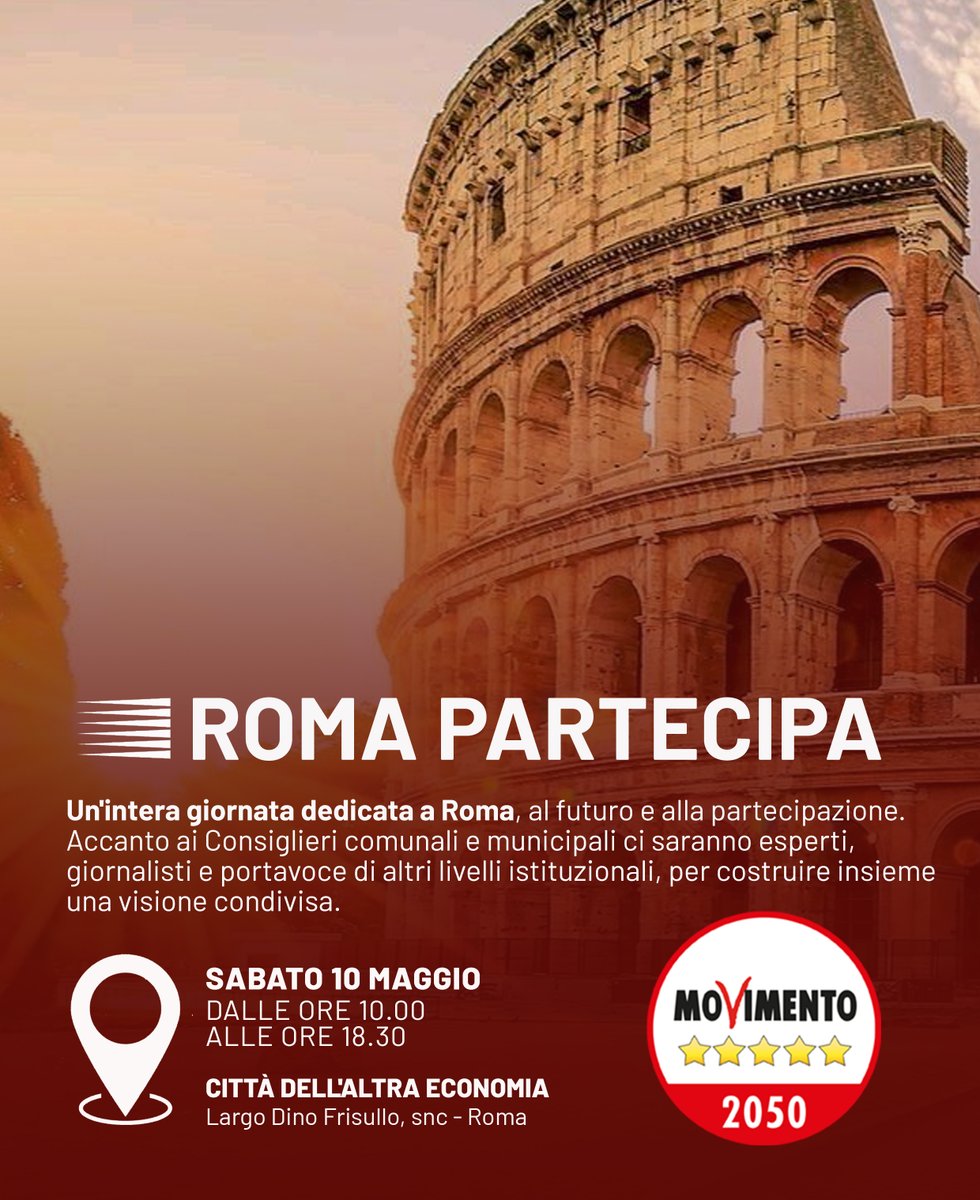 Segnatevi questa data: sabato 10 maggio!