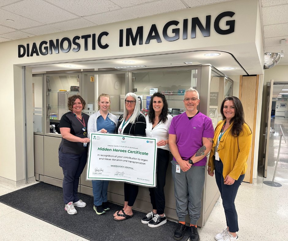 To wrap up #BeADonorMonth and our Hidden Heroes recognition, we would like to highlight our Diagnostic Imaging Team.

Our DI team supports organ and tissue donation by helping confirm diagnoses and acquiring imaging that guides care decisions with precision and compassion.
