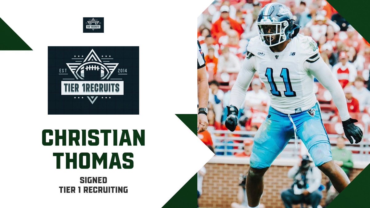 Tier1Recruiting (@wegetyouoffers) on Twitter photo Thrilled to welcome <a href="/Christhomas11__/">Christian Thomas</a> to the Tier1Recruiting family. We’re looking forward to helping maximize his opportunities on and off the field. 🤝 #NIL #Tier1Recruiting #TransferPortal Thrilled to welcome <a href="/Christhomas11__/">Christian Thomas</a> to the Tier1Recruiting family. We’re looking forward to helping maximize his opportunities on and off the field. 🤝 #NIL #Tier1Recruiting #TransferPortal
