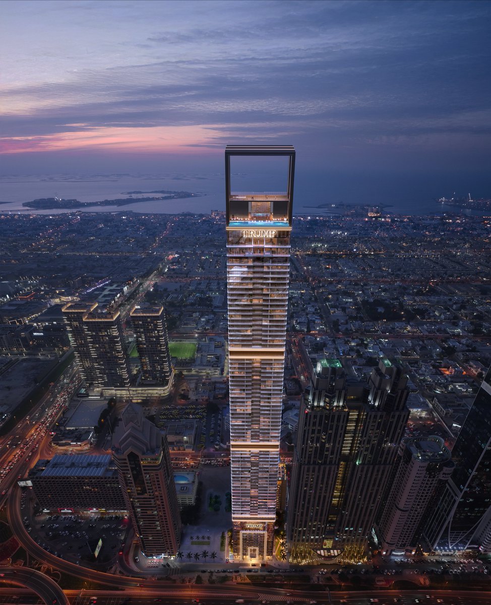 The @trump team, in collaboration with <a href="/dar_global/">DarGlobal</a>  proudly introduce — Trump International Hotel &amp; Tower, Dubai. 

Rising 80 stories above Sheikh Zayed Road, this landmark blends world-class hospitality, ultra-luxury residences, and The Trump, an exclusive members-only club.