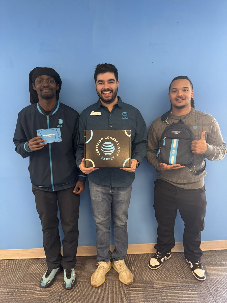 Carlos Dejesus (@curleyycarloss) on Twitter photo Shout out to #TeamWooStars ⭐️ Connectivity Experts 🏆.
We aren’t done yet, working on getting the WHOLE team on board 💪🏽!
Great Job Davon, Valdevir, & Jordan 🥇
#teamworkmakesthedreamwork
<a href="/SachelleATT/">Sachelle Davidson</a> <a href="/joak80/">justin oakliff</a> <a href="/pnixnix/">Peter Nixon</a> <a href="/keroninc/">Keron Incarnato</a> <a href="/TheNEStates/">Northeast States</a> <a href="/LifeAtATT/">Life at AT&T</a> Shout out to #TeamWooStars ⭐️ Connectivity Experts 🏆.
We aren’t done yet, working on getting the WHOLE team on board 💪🏽!
Great Job Davon, Valdevir, & Jordan 🥇
#teamworkmakesthedreamwork
<a href="/SachelleATT/">Sachelle Davidson</a> <a href="/joak80/">justin oakliff</a> <a href="/pnixnix/">Peter Nixon</a> <a href="/keroninc/">Keron Incarnato</a> <a href="/TheNEStates/">Northeast States</a> <a href="/LifeAtATT/">Life at AT&T</a>