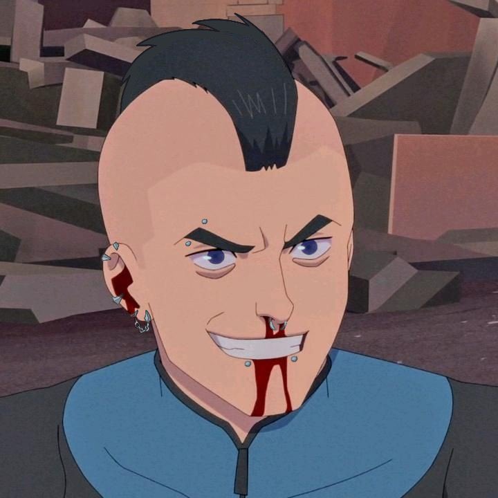 InactiveMohawk's tweet image. {  MOBILE POST  ;  TBD  .  }  lookit this lovely edit of my gworl w/ her piercings  &amp;amp;.  blue eyes from @EDENSSERENITY  !!  she gorg  !