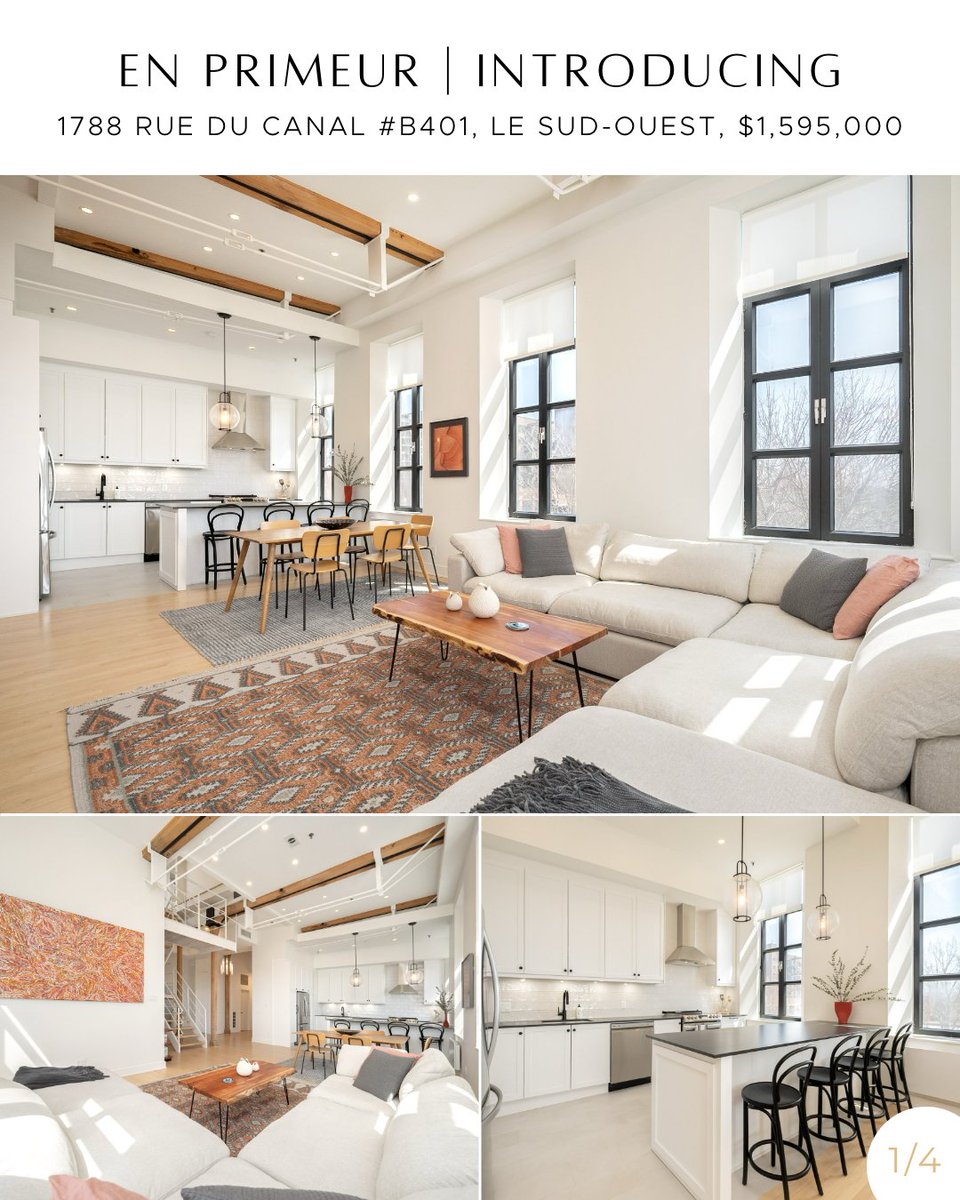 WestmountHomes's tweet photo. ✨ NOUVEAUTÉS DE LA SEMAINE | NEW LISTINGS OF THE WEEK ✨

📍 1788 Rue du Canal #B401, Le Sud-Ouest, $1,595,000 | #13599041

📍2193 Av. Prud’homme, CDN-NDG, $789,000 | #27115665

📍1774 Rue St-Christophe, Ville-Marie, $2,700 /mo | #28644703

514.934.2480 | https://t.co/C3XpoRxfG5 https://t.co/rh2zLlpYV8