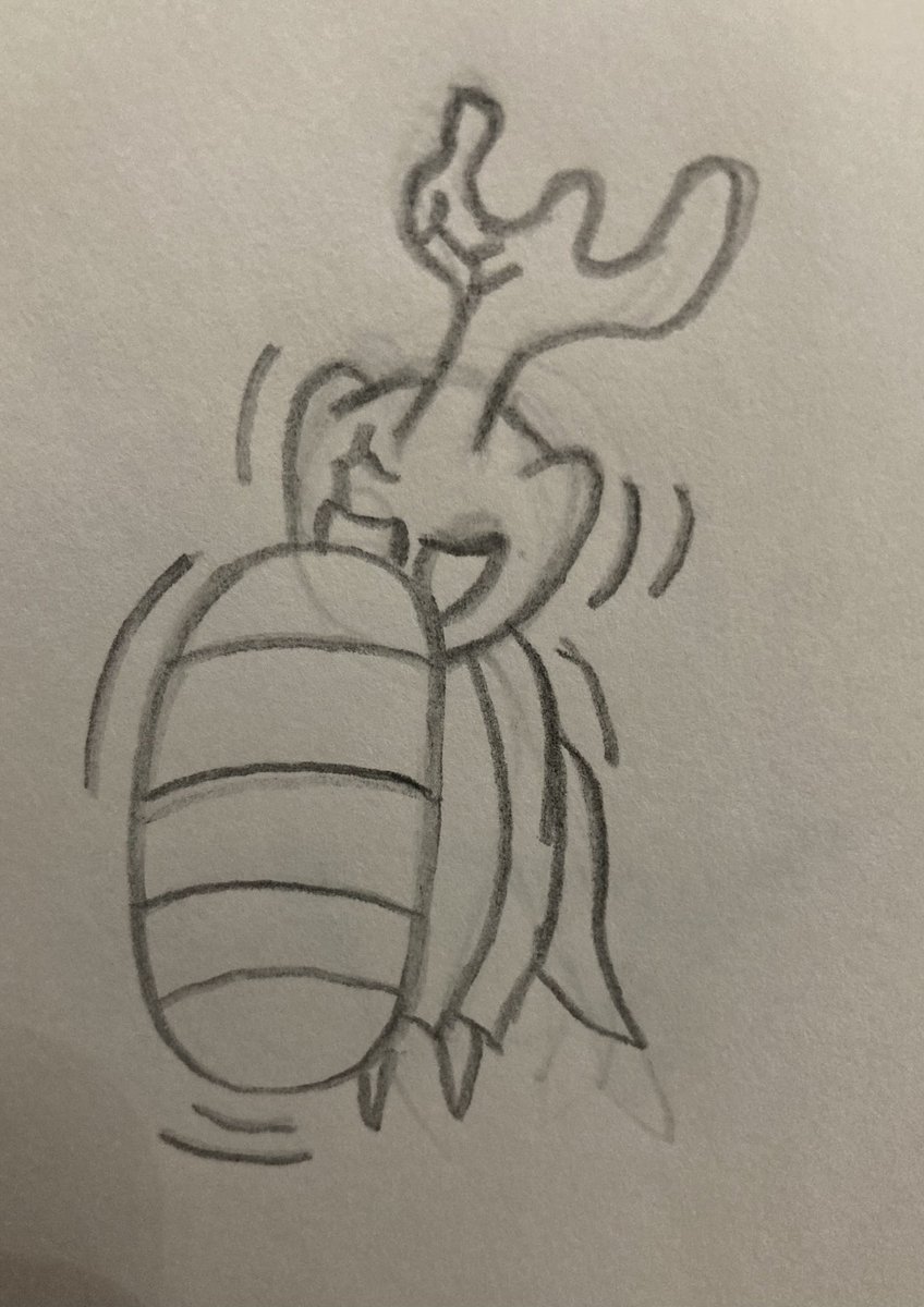 Decided to draw an old hollow knight oc of mine, never gave ‘em a name but here they be, scared fella behind a shell lol