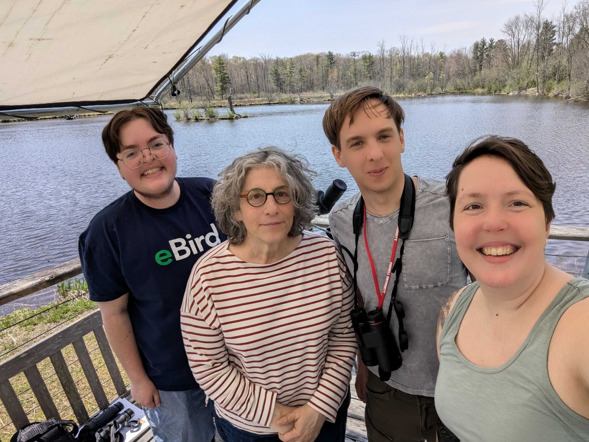 RaickXavier's tweet image. Amazing how many species we can see from a single spot—37 species in just three hours, without moving! @CornellBirds We&apos;re ready to head to Alaska!!! 🐦🐦‍⬛🦅🦆🕊️#accessiblebirding