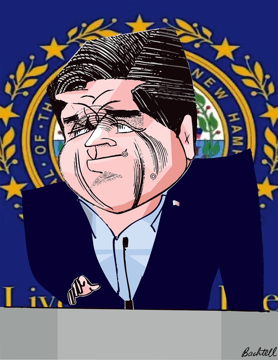 #JBPritzker spoke in New Hampshire on Sunday evening. Here is what #heathercoxrichardson wrote about it:  open.substack.com/pub/heathercox… 
#drawing by #tombachtell <a href="/mrbachtell/">Tom Bachtell</a>