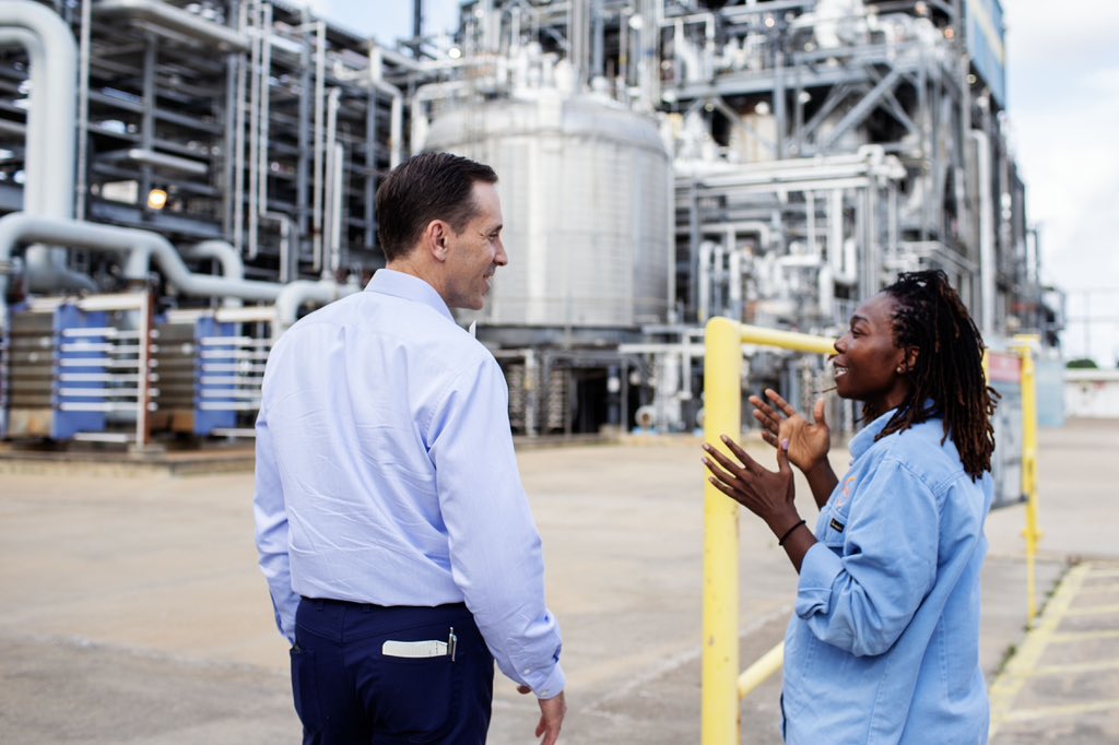 Covestro Baytown (@covestrobaytown) on Twitter photo We were honored to host CEO of <a href="/AmChemistry/">American Chemistry</a> <a href="/JahnChris/">Chris Jahn</a> for a site visit yesterday. Great discussions were had with site leadership on new innovative developments in Baytown, as well as the power of advocacy and the bright future ahead for the #ChemicalIndustry. Thank you, Chris! We were honored to host CEO of <a href="/AmChemistry/">American Chemistry</a> <a href="/JahnChris/">Chris Jahn</a> for a site visit yesterday. Great discussions were had with site leadership on new innovative developments in Baytown, as well as the power of advocacy and the bright future ahead for the #ChemicalIndustry. Thank you, Chris!