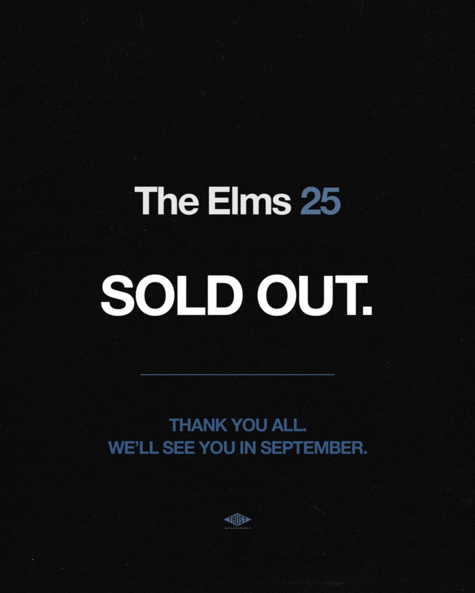 Thank you all. #THEELMS25