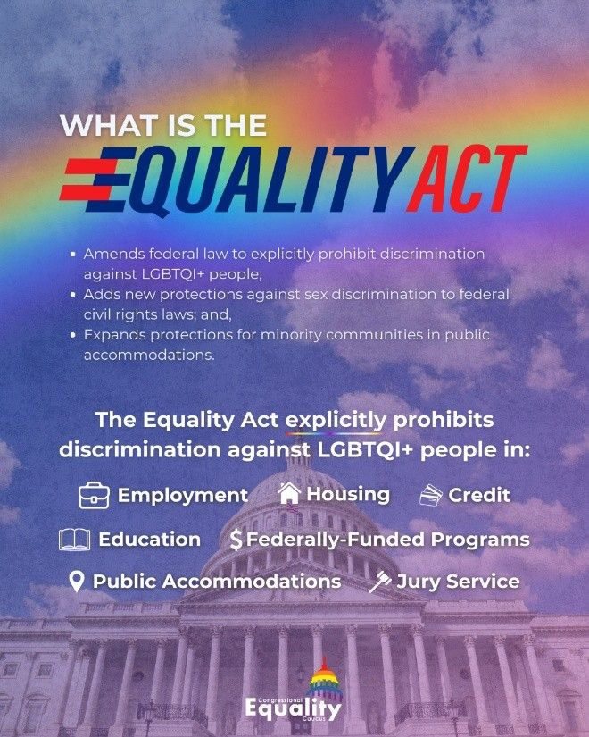 Chrissy Houlahan (@rephoulahan) on Twitter photo Today with my colleagues on the <a href="/EqualityCaucus/">Congressional Equality Caucus</a>
we reintroduced the #EqualityAct to ensure LGBTQI+ Americans are not discriminated against in employment, housing, education and more. Every American deserves equal protection under our laws, regardless of who they are and who they Today with my colleagues on the <a href="/EqualityCaucus/">Congressional Equality Caucus</a>
we reintroduced the #EqualityAct to ensure LGBTQI+ Americans are not discriminated against in employment, housing, education and more. Every American deserves equal protection under our laws, regardless of who they are and who they