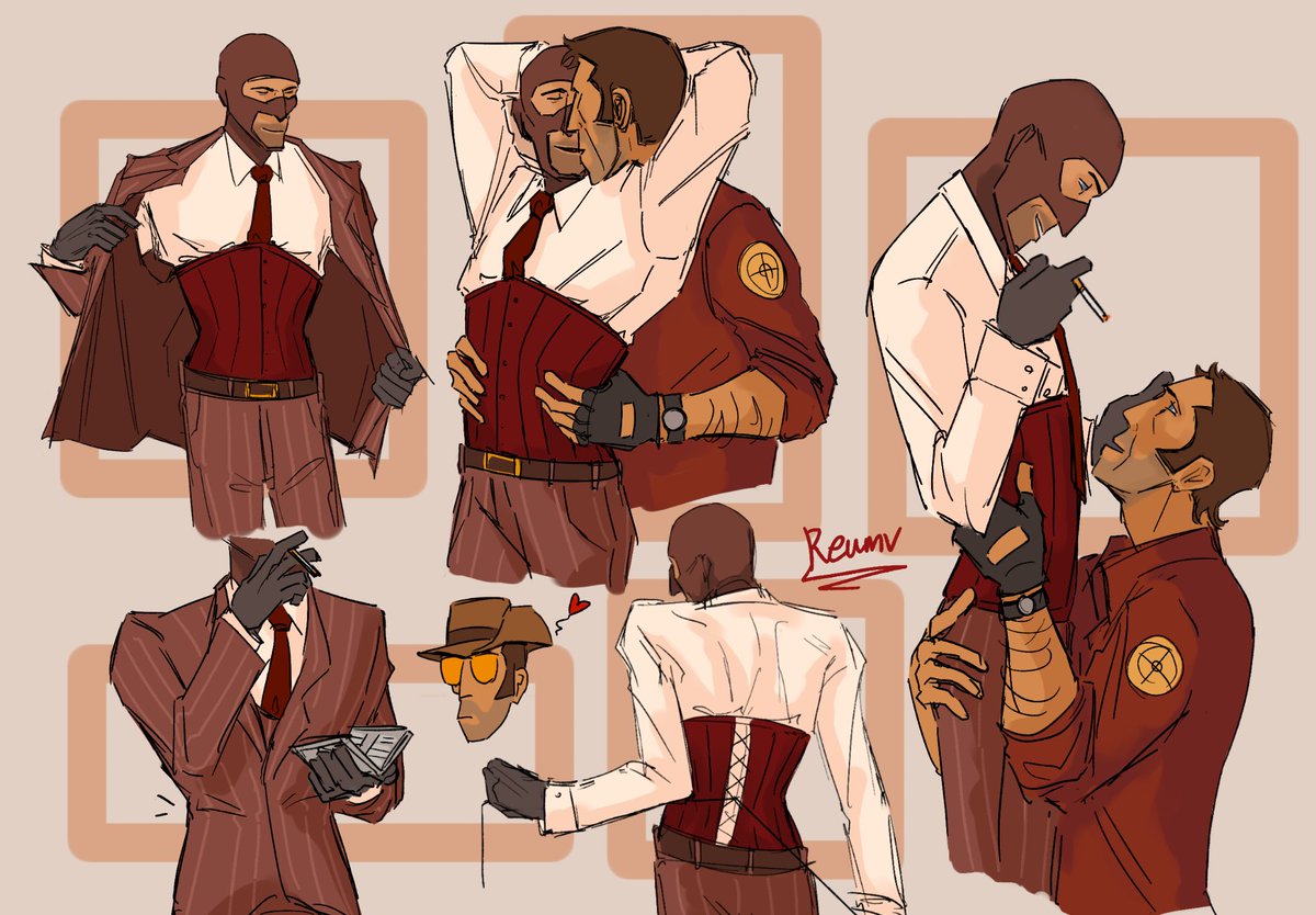 Please i need people to draw corset spy more
#TF2 #teamfortress2 #sniperspy #bloodysuit