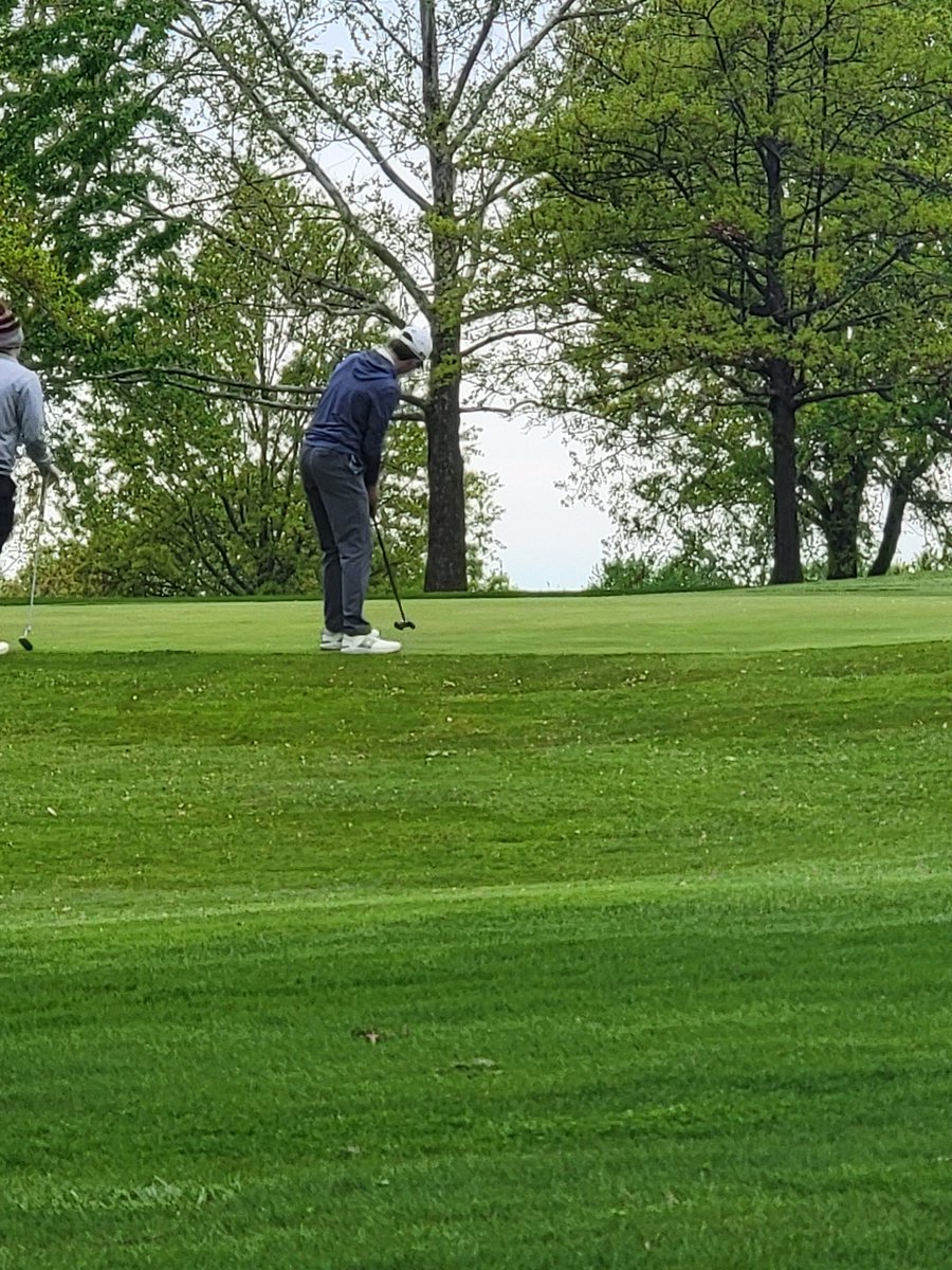At the Kirksville Invitational today. Cold and windy start but turned out just cool. JV/JV2 are competing well at the Monroe City JV Invite, as well.