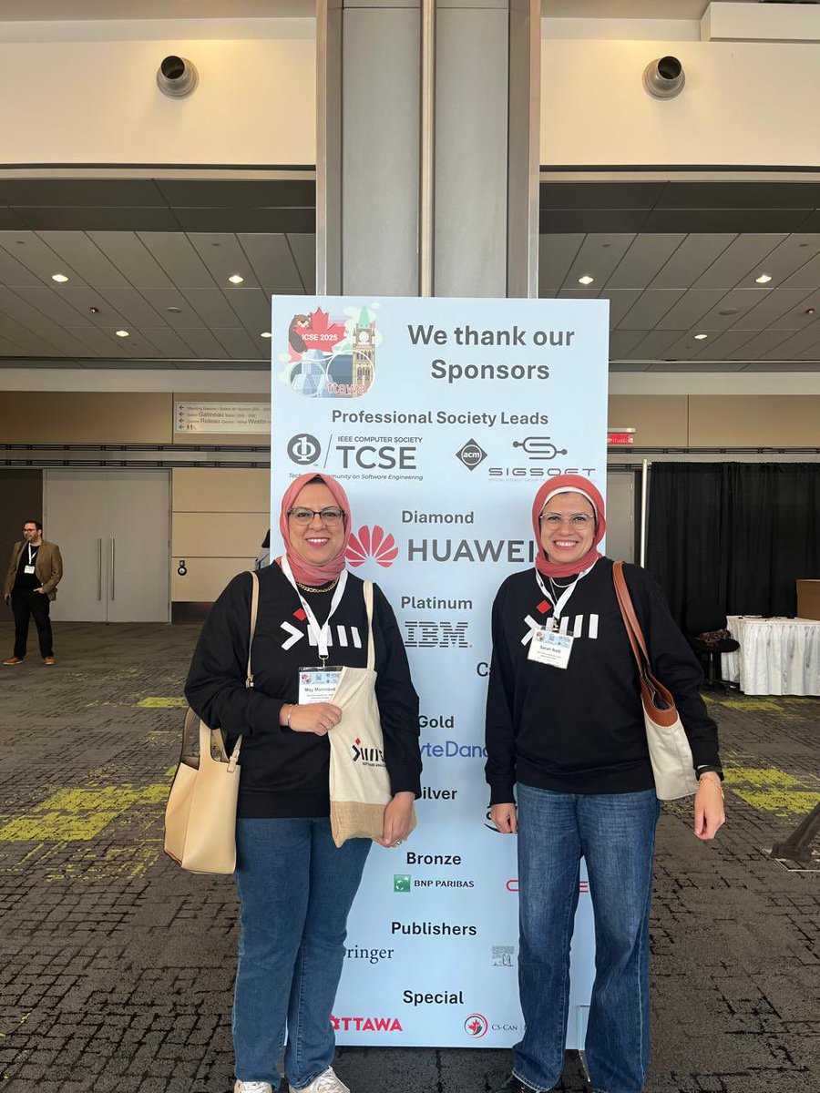 We are enjoying #msr2025 and #icse2025 in Ottawa.  Come say hi and learn about the research our team is currently working on at the  #sanadlab spanning AI4SE, LLM correctness, energy efficiency, API misuse, static analysis, and security!