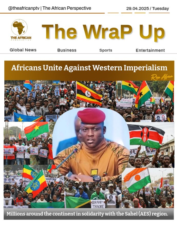 theafricanptv's tweet photo. The Wrap Up | Today's Top Stories 🗞