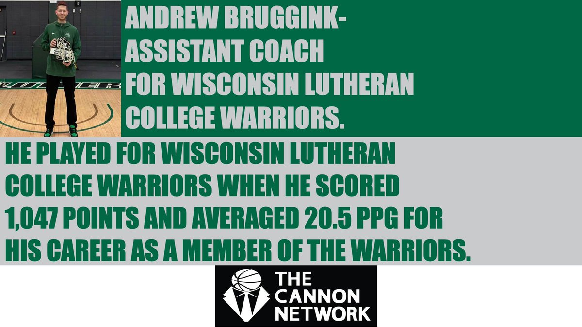 The Cannon Network🏀 (@cannon_network) on Twitter photo <a href="/AndrewBruggink/">Coach Bruggs</a> is an assistant coach for <a href="/WLC_MBB/">WLC Men's Basketball</a> thecannonnetwork.com #basketball #TheCannonNetwork <a href="/AndrewBruggink/">Coach Bruggs</a> is an assistant coach for <a href="/WLC_MBB/">WLC Men's Basketball</a> thecannonnetwork.com #basketball #TheCannonNetwork