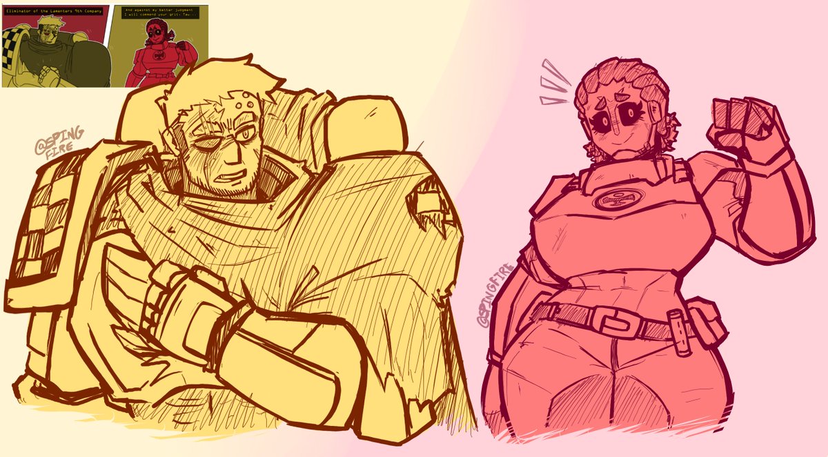 RealSPINGFIRE's tweet image. captivated by them
characters by @ABAtilus, please go look at their work