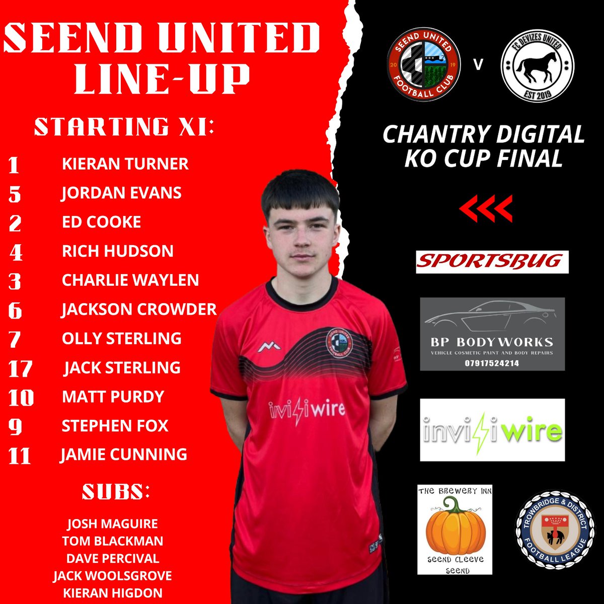 Your <a href="/SeendUtd/">Seend United</a> lineup for tonight